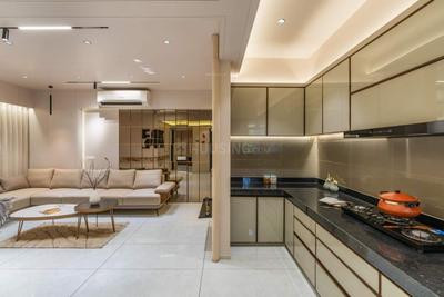 Kitchen Image of 1860 Sq.ft 3 BHK Apartment / Flat for sale in Tapovan Amour, Shela Ahmedabad for Rs. 7500000