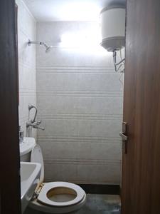 Common Bathroom Image of 400 Sq.ft 1 RK Builder Floor for rent in Ranjeet Nagar New Delhi for Rs. 15200