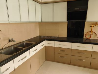 Kitchen Image of 3704 Sq.ft 4 BHK Apartment / Flat for rent in Adani Water Lily, Shantigram Ahmedabad for Rs. 125000