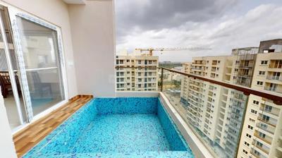 Balcony Image of 1756 Sq.ft 2 BHK Apartment / Flat for sale in Unicca Emporis, Madhura Nagar Bengaluru for Rs. 17100000