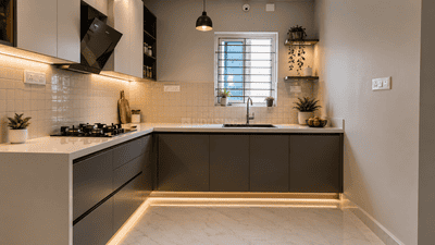 Kitchen Image of 1500 Sq.ft 3 BHK Apartment / Flat for sale in Aastik Aspire, Patia Bhubaneswar for Rs. 12500000