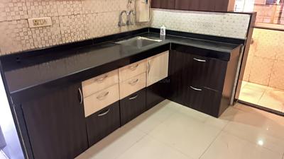 Kitchen Image of 867 Sq.ft 2 BHK Apartment / Flat for rent in Sonigara Nilay, Chinchwad Pune for Rs. 30000