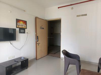 Living Room Image of 600 Sq.ft 1 BHK Apartment / Flat for rent in Hadapsar Pune for Rs. 28000