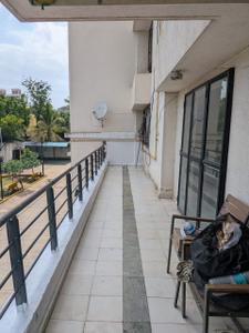 Balcony Image of 1466 Sq.ft 2 BHK Apartment / Flat for rent in Shree Marvilla, Hadapsar Pune for Rs. 40000