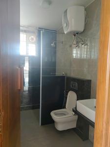 Bedroom Two Image of 2400 Sq.ft 3 BHK Builder Floor for rent in Sanjaynagar Bengaluru for Rs. 100000