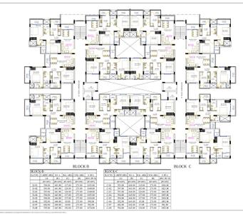 Floor Plan Image of 642 Sq.ft 2 BHK Apartment / Flat for sale in Pragati Pearl, Bhatagaon Raipur for Rs. 3623580