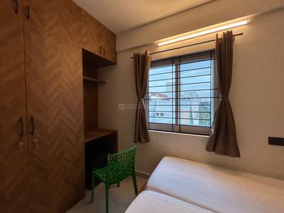 Bedroom Image of 350 Sq.ft 1 RK Builder Floor for rent in Kadubeesanahalli Bengaluru for Rs. 19000