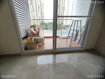 Balcony Image of 1795 Sq.ft 3 BHK Apartment / Flat for rent in Budigere Cross Bengaluru for Rs. 50000