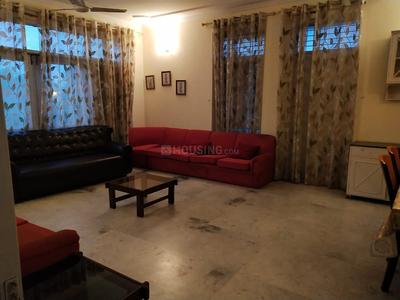Hall Image of 1200 Sq.ft 1 BHK Builder Floor for rent in Panchsheel Park New Delhi for Rs. 50000