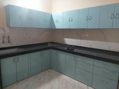 Kitchen Image of 1000 Sq.ft 3 BHK Independent House for rent in Vibrant Greens, Mayakhedi Indore for Rs. 17400