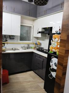 Kitchen Image of 560 Sq.ft 1 RK Studio for rent in Supertech Czar Suites, Omicron I Greater Noida for Rs. 16000