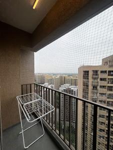 Balcony Image of 1215 Sq.ft 2 BHK Apartment / Flat for rent in Adani Aster Neo, Shantigram Ahmedabad for Rs. 41000