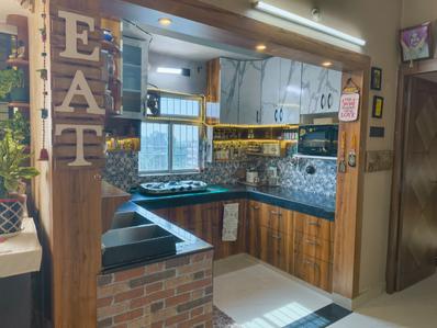 Kitchen Image of 1001 Sq.ft 2 BHK Apartment / Flat for sale in Rehanam Construction Rehanams Dhillan Apartment, Ranipur Patna for Rs. 12000000