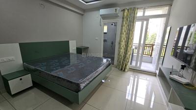Bedroom Image of 430 Sq.ft 1 RK Apartment / Flat for rent in Madhapur Hyderabad for Rs. 24000