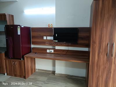 Kitchen Image of 450 Sq.ft 1 RK Apartment / Flat for rent in Paramount Pine And Oak Studio, Surajpur Greater Noida for Rs. 16500