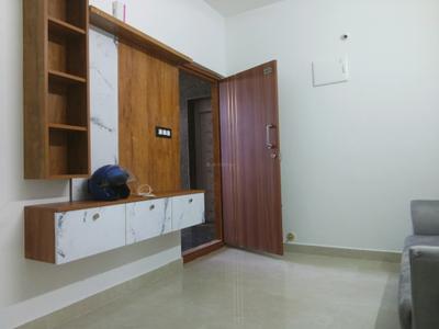 Living Room Image of 460 Sq.ft 1 BHK Apartment / Flat for rent in Whitefield Bengaluru for Rs. 21800