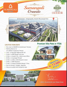 Image of 200 Sq.ft Residential Plot / Land for sale in Yadagirigutta, Yadadri Bhuvanagiri for Rs. 2500000
