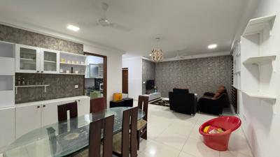 Living Room Image of 1800 Sq.ft 3 BHK Apartment / Flat for rent in Purva Westend Phase 1, Hongasandra Bengaluru for Rs. 80000