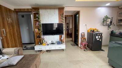 Living Room Image of 1000 Sq.ft 1 BHK Independent House for rent in Mahalakshmi Nagar Indore for Rs. 25000