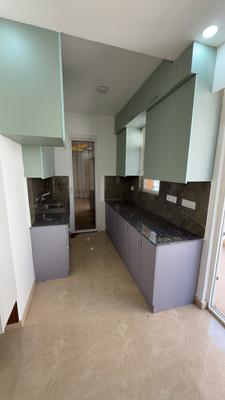 Kitchen Image of 1022 Sq.ft 2 BHK Builder Floor for rent in Signature Global Park 4 And 5, Sector 36 Sohna for Rs. 24000
