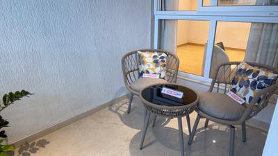 Balcony Image of 1084 Sq.ft 3 BHK Apartment / Flat for sale in VJ Palladio Presidential Suites Balewadi Riverfront, Balewadi Pune for Rs. 15100000
