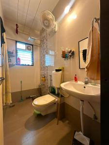 Bathroom Image of 1250 Sq.ft 2.5 BHK Apartment / Flat for rent in Varanasi Society, Warje Pune for Rs. 32000