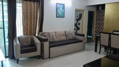 Living Room Image of 1150 Sq.ft 2 BHK Apartment / Flat for rent in Nisarg Vihar, Kharghar Navi Mumbai for Rs. 45000