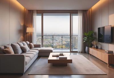 Hall Image of 2500 Sq.ft 3 BHK Apartment / Flat for sale in Kamdhenu Crown, Vashi Navi Mumbai for Rs. 52500000