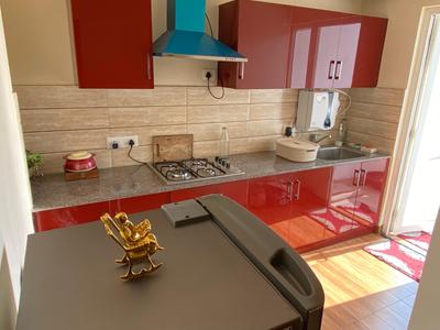 Kitchen Image of 1015 Sq.ft 1 BHK Apartment / Flat for sale in Pushpanjali Imperial Heights, Mussoorie Road Dehradun for Rs. 8500000