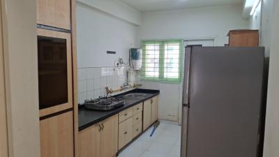 Kitchen Image of 1500 Sq.ft 3 BHK Apartment / Flat for rent in Goyal Amaltas, Ramdev Nagar Ahmedabad for Rs. 50000