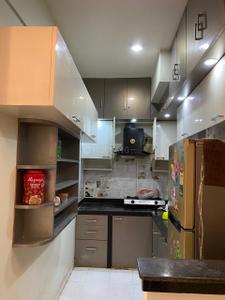 Kitchen Image of 1100 Sq.ft 3 BHK Builder Floor for rent in New Town Kolkata for Rs. 38000