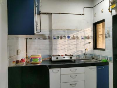 Kitchen Image of 630 Sq.ft 1 BHK Apartment / Flat for sale in Kasarvadavali Thane for Rs. 5500000