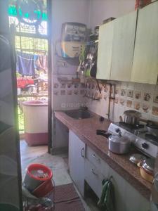 Kitchen Image of 400 Sq.ft 1 BHK Builder Floor for rent in Vaishali Ghaziabad for Rs. 15000