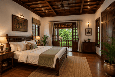 Bedroom Image of 1500 Sq.ft 3 BHK Independent House for sale in Mammiyoor Thrissur for Rs. 8600000