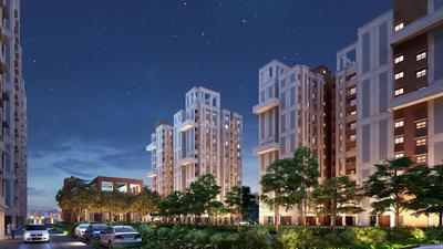 Image of 1130 Sq.ft 3 BHK Apartment / Flat for sale in Sugam Urban Lakes Phase II, Konnagar, Hooghly for Rs. 6400000