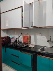 Kitchen Image of 700 Sq.ft 1.5 BHK Independent House for rent in Beta I Greater Noida for Rs. 20500