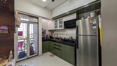 Kitchen Image of 650 Sq.ft 1 BHK Apartment / Flat for sale in Kalwa Thane for Rs. 8000000