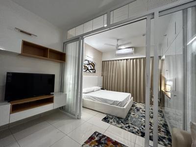 Bathroom Image of 500 Sq.ft 1 RK Apartment / Flat for rent in L And T Raintree Boulevard, Sahakara Nagar Bengaluru for Rs. 40000