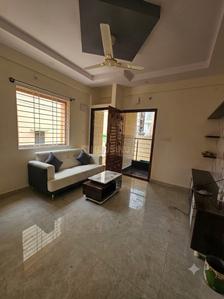 Hall Image of 580 Sq.ft 1 BHK Builder Floor for rent in Kadubeesanahalli Bengaluru for Rs. 30000