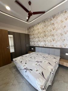Bedroom Image of 750 Sq.ft 1 BHK Builder Floor for rent in Mahalakshmi Nagar Indore for Rs. 17999