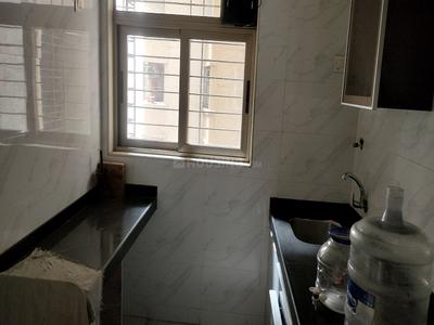 Kitchen Image of 728 Sq.ft 1 BHK Apartment / Flat for sale in Vishesh Balaji Symphony Wing I to K, Shilottar Raichur Navi Mumbai for Rs. 5400000