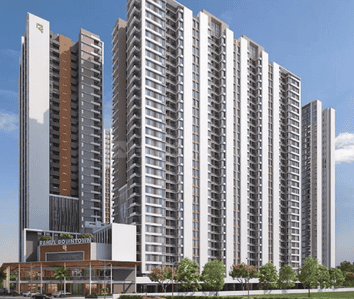 Image of 1566 Sq.ft 3 BHK Apartment / Flat for sale in Paras Rahul Downtown Phase II, Punawale, Pune for Rs. 11300000
