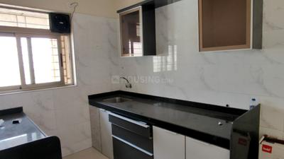 Kitchen Image of 728 Sq.ft 1 BHK Apartment / Flat for sale in Vishesh Balaji Symphony Wing I to K, Shilottar Raichur Navi Mumbai for Rs. 5400000