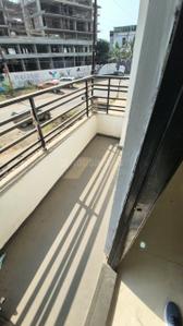 Balcony Image of 1100 Sq.ft 3 BHK Apartment / Flat for rent in Sopan Platinum Plaza, Pipliyahana Indore for Rs. 22000