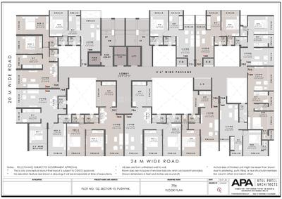 Image of 710 Sq.ft 1 BHK Apartment / Flat for sale in Pushpak Nagar, Navi Mumbai for Rs. 4400000