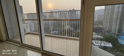 Balcony Image of 1300 Sq.ft 3 BHK Apartment / Flat for rent in Tata Serein Phase 1, Thane West Thane for Rs. 70000