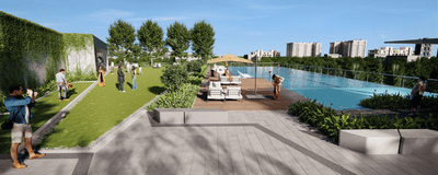 Image of 1083 Sq.ft 2 BHK Apartment / Flat for sale in Squarefeet Y Square, Thane West, Thane for Rs. 14900000
