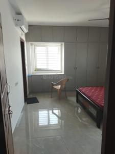 Bedroom Image of 1100 Sq.ft 2 BHK Builder Floor for rent in Gachibowli Hyderabad for Rs. 39000