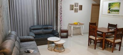 Living Room Image of 727 Sq.ft 2 BHK Apartment / Flat for rent in Sangath Smart Life I, Gujarat International Finance Tec City Gandhinagar for Rs. 42000