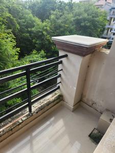Balcony Image of 950 Sq.ft 1 BHK Builder Floor for rent in Sector 27 Gurgaon for Rs. 27000